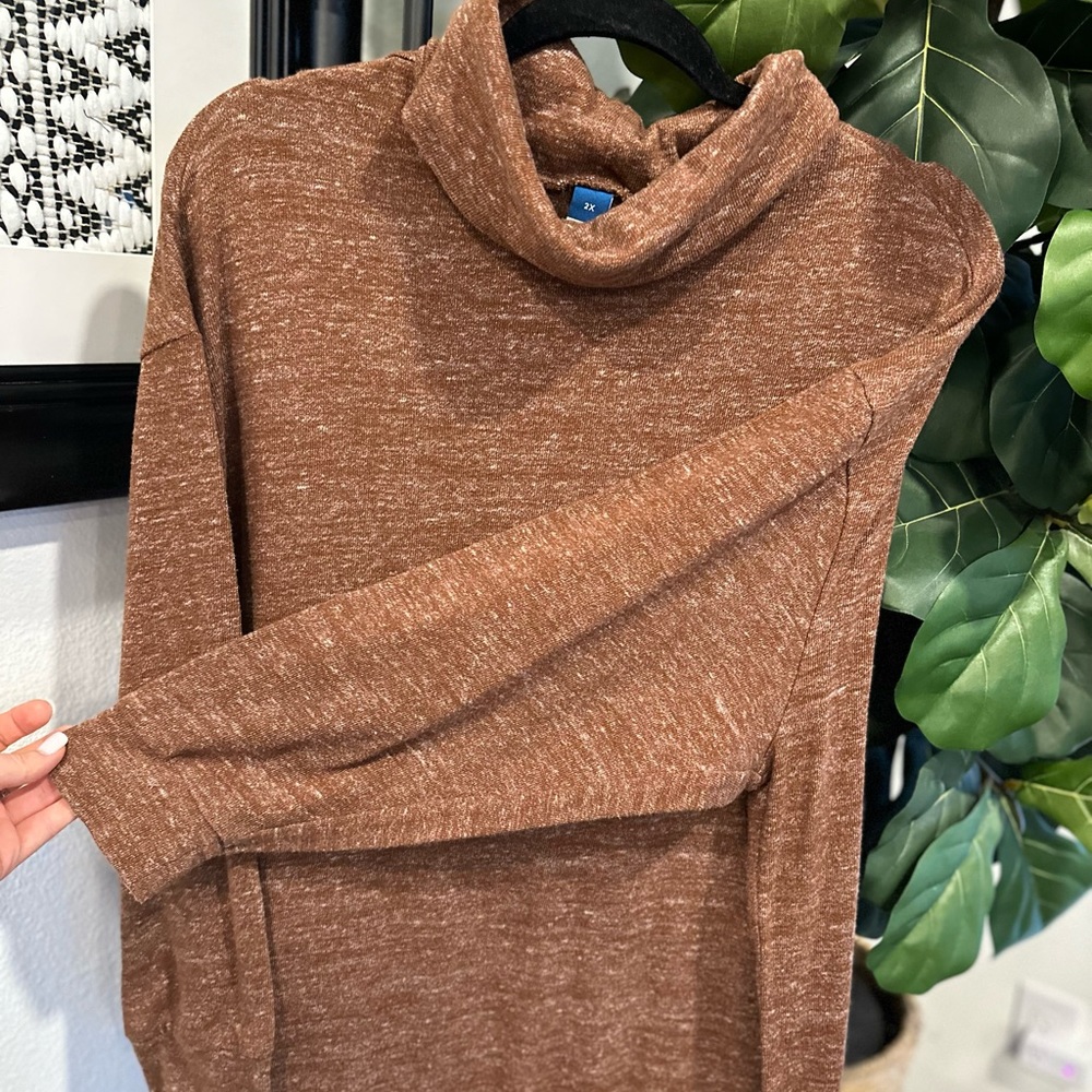Old Navy Pumpkin Spice Colored Sweater Dress - Picture 4 of 5